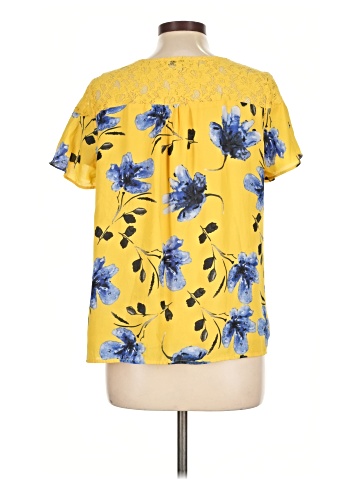 Skies Are Blue Short Sleeve Blouse (view 2)
