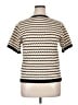 Wit & Wisdom Chevron-herringbone Ivory Short Sleeve Top Size XL - photo 1