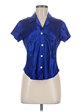 Charlotte Russe Short Sleeve Blouse (view 1)