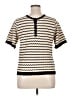 Wit & Wisdom Chevron-herringbone Ivory Short Sleeve Top Size XL - photo 2