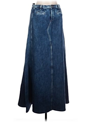 Peace Love World Denim Skirt (view 1)