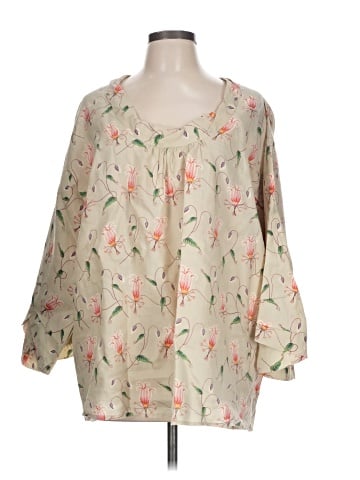 HD in Paris 3/4 Sleeve Blouse (view 1)