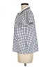 Lands' End 100% Cotton Checkered-gingham Blue Short Sleeve Polo Size M (petite) - photo 5
