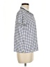 Lands' End 100% Cotton Checkered-gingham Blue Short Sleeve Polo Size M (petite) - photo 4