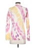 Charter Club 100% Cashmere Tie-dye Pink Cashmere Pullover Sweater Size S - photo 2