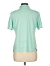 IZOD 100% Polyester Teal Short Sleeve Blouse Size L - photo 2