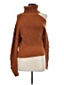 Guess Color Block Brown Turtleneck Sweater Size M - photo 1