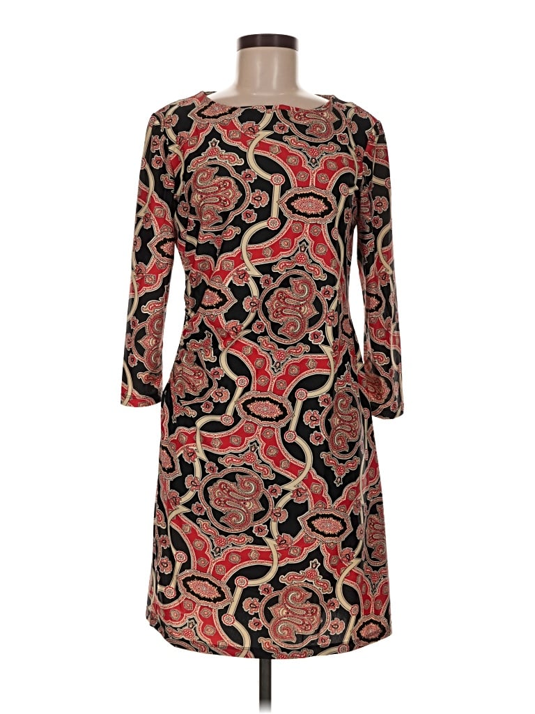Pre-owned Jude Connally Casual Dress In Brown