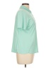 IZOD 100% Polyester Teal Short Sleeve Blouse Size L - photo 4