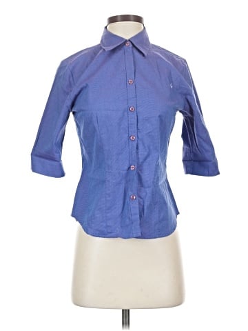 At Last 3/4 Sleeve Button-Down Shirt (view 1)