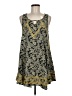 THML 100% Polyester Paisley Gray Casual Dress Size M - photo 1