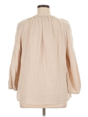 JM Collection 3/4 Sleeve Blouse (view 2)