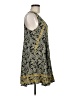 THML 100% Polyester Paisley Gray Casual Dress Size M - photo 4