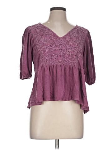 Lucky Brand Short Sleeve Blouse (view 1)