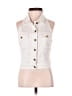 retrofête Ivory White Sleeveless Button-Down Shirt Size XS - photo 1