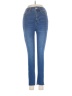 Forever New Solid Blue Jeans Size 2 - photo 1