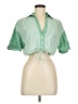Zara Green Short Sleeve Blouse Size M - photo 1