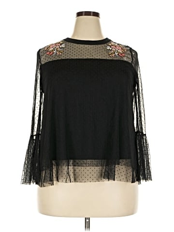 Xhilaration 3/4 Sleeve Blouse (view 1)