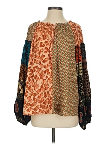 Three Bird Nest Long Sleeve Blouse (view 1)