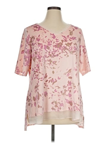 H By Halston 3/4 Sleeve T-Shirt (view 1)