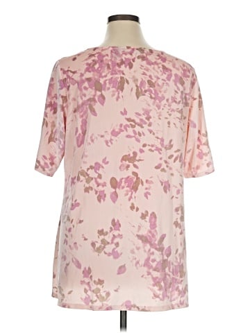 H By Halston 3/4 Sleeve T-Shirt (view 2)