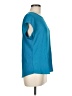 Van Heusen 100% Polyester Teal Short Sleeve Top Size M - photo 4