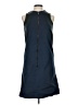 Hache 100% Polyester Color Block Blue Casual Dress Size EU 42 / US 12 - photo 1