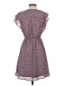 Monteau 100% Polyester Hearts Purple Casual Dress Size XS - photo 2