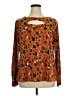 Cato Orange Long Sleeve Blouse Size XL - photo 1