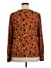 Cato Orange Long Sleeve Blouse Size XL - photo 2