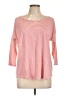 Freebird Red 3/4 Sleeve Top Size L - photo 1