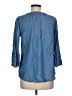 Old Navy 100% Lyocell Blue 3/4 Sleeve Blouse Size M - photo 2