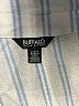 Buffalo by David Bitton Stripes Blue Short Sleeve Blouse Size L - photo 7