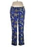 Ann Taylor LOFT 100% Rayon Paisley Blue Casual Pants Size 14 - photo 1