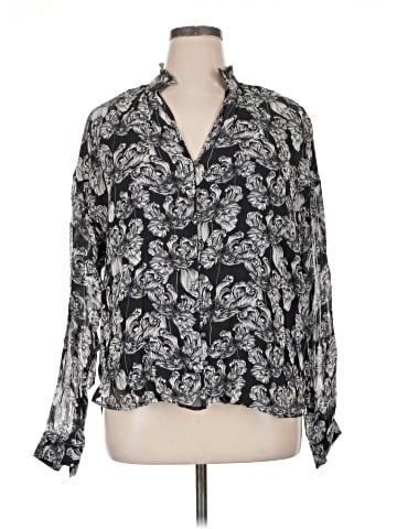 Pilcro Long Sleeve Blouse (view 1)