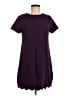 Mi ami Solid Purple Casual Dress Size M - photo 1