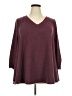 Lane Bryant Burgundy Pullover Sweater Size 22 - 24 Plus - photo 1