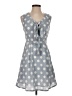Tulle Polka Dots Gray Casual Dress Size XS - photo 1