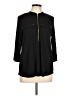 Calvin Klein Black 3/4 Sleeve Button-Down Shirt Size L - photo 1