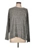 Lucky Brand Metallic Gray Pullover Sweater Size L - photo 1