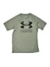 Under Armour 100% Polyester Green Active T-Shirt Size L (youth) - photo 1