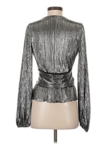 ML Monique Lhuillier Long Sleeve Blouse (view 2)