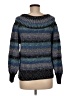 Nic + Zoe Chevron-herringbone Blue Pullover Sweater Size M - photo 2