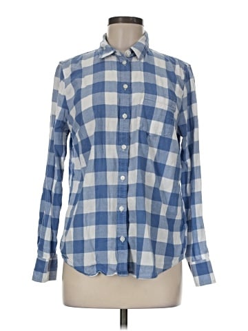 J.Crew Factory Store Long Sleeve Button-Down Shirt (view 1)