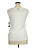 AB Studio 100% Polyester Ivory Sleeveless Top Size XL - photo 2