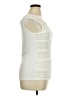 AB Studio 100% Polyester Ivory Sleeveless Top Size XL - photo 4
