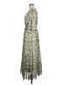 Max Studio 100% Polyester Floral Green Casual Dress Size L - photo 5