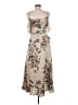 ALLSAINTS 100% Polyester Floral Tan Casual Dress Size 6 - photo 2