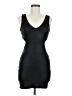 Bebe Solid Black Cocktail Dress Size M - photo 1