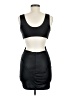 Bebe Solid Black Cocktail Dress Size M - photo 2